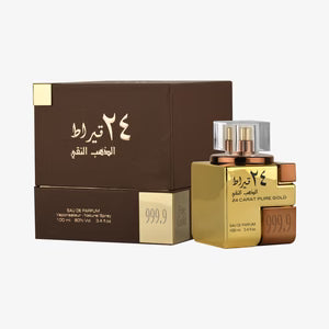 24 Carat Pure Gold - Eau de Parfum – Lataffa - Hombre - Perfume Árabe